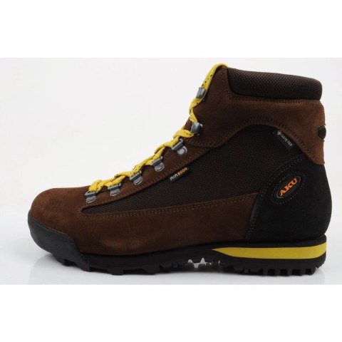 Aku buty sportowe trekkingowe damskie Slope GTX skórzane za kostkę brązowe