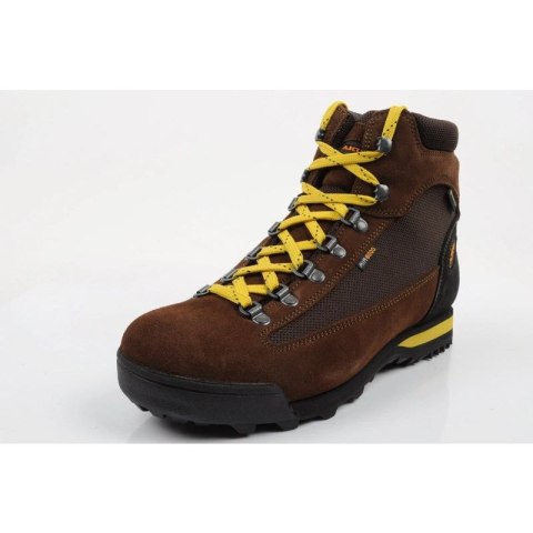 Aku buty sportowe trekkingowe damskie Slope GTX skórzane za kostkę brązowe