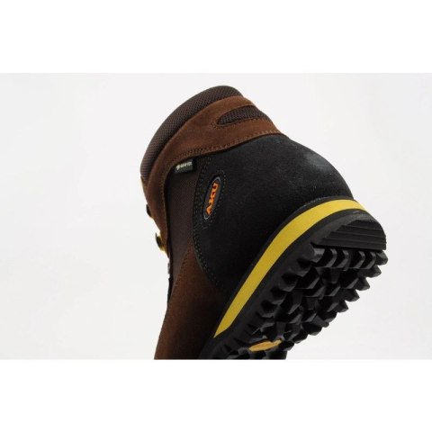 Aku buty sportowe trekkingowe damskie Slope GTX skórzane za kostkę brązowe