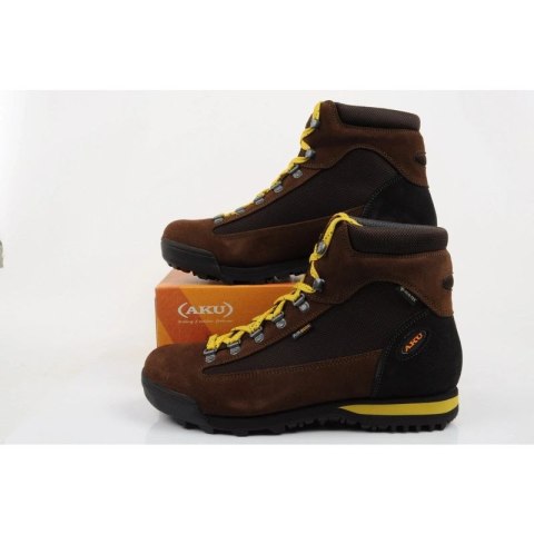 Aku buty sportowe trekkingowe damskie Slope GTX skórzane za kostkę brązowe