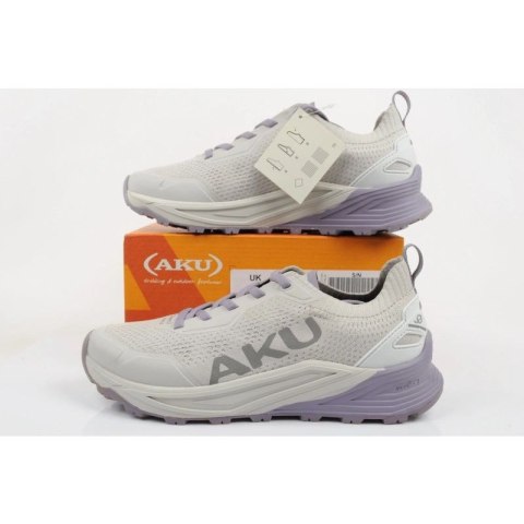 Aku buty trekkingowe damskie outdoorowe Aira wygodne turystyczne szare fioletowe