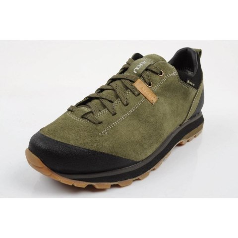 Aku buty trekkingowe męskie Bellamont Gore-tex wytrzymałe turystyczne jasno zielone