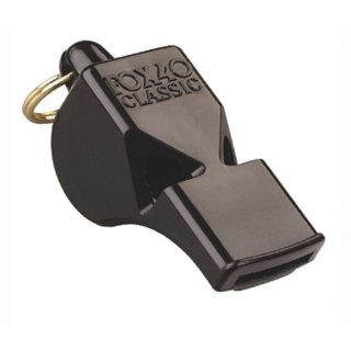 Gwizdek FOX Classic + sznurek 9903-0008 czarny Fox