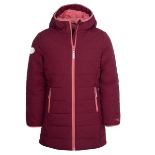 Kurtka z kapturem ocieplana dziewczęca Trollkids Girls Stavanger Coat zimowa niebieska (219-219)