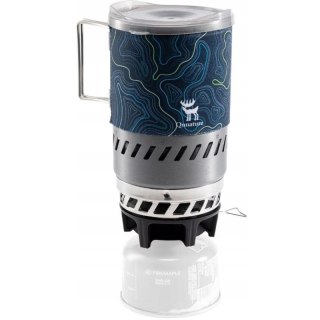 Qunature kuchenka gazowa z kubkiem czarnym 600ml