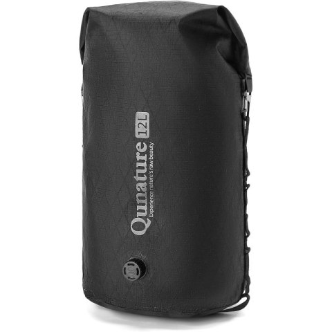 Qunature wodoszczelna torba z zaworem czarna 12l