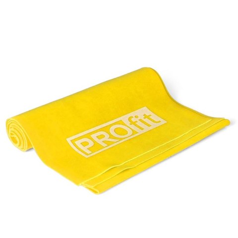 GUMA FITNESS PROFIT LONG LIGHT 200x15x0,35cm żółta DK 2227 PROfit