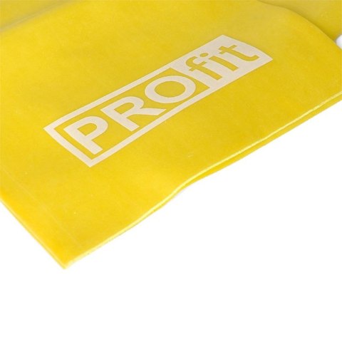GUMA FITNESS PROFIT LONG LIGHT 200x15x0,35cm żółta DK 2227 PROfit