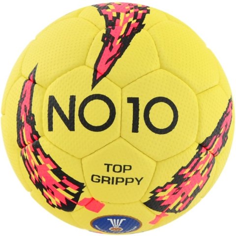Piłka ręczna NO10 Top Grippy I żółta JR 56047-1 NO10