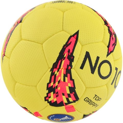 Piłka ręczna NO10 Top Grippy I żółta JR 56047-1 NO10