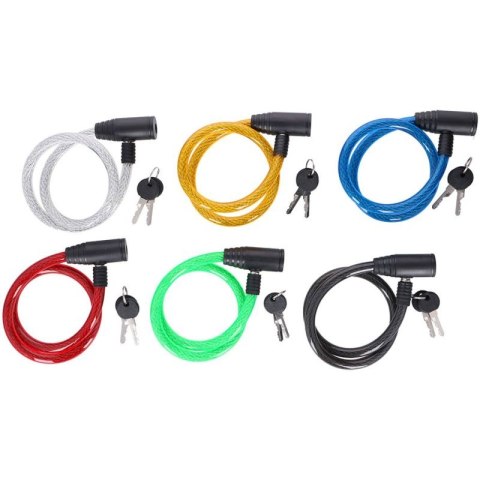 Zapięcie rowerowe Dunlop cable lock D12mm 65 cm ST 6ass 82646 Dunlop