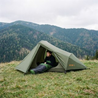 NC1705 ŚPIWÓR ULTRA LIGHT CZARNO-ZIELONY NILS CAMP NILS CAMP
