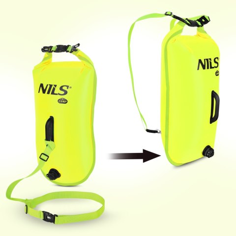 NC1772 DMUCHANA BOJKA DO PŁYWANIA 28L ŻÓŁTA NILS CAMP NILS CAMP