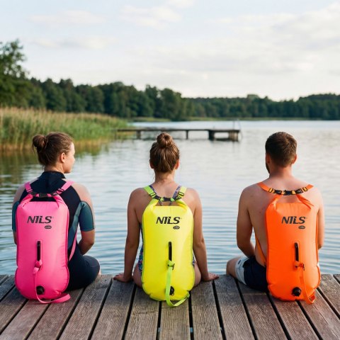 NC1772 DMUCHANA BOJKA DO PŁYWANIA 28L ŻÓŁTA NILS CAMP NILS CAMP
