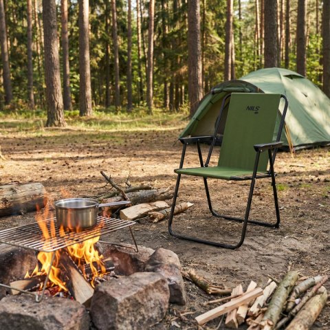 NC3503 KRZESŁO KEMPINGOWE SKŁADANE ZIELONE NILS CAMP NILS CAMP