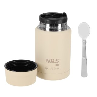 NC3807 TERMOS OBIADOWY 550ML BEŻOWY NILS CAMP NILS CAMP