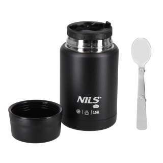 NC3807 TERMOS OBIADOWY 550ML CZARNY NILS CAMP NILS CAMP