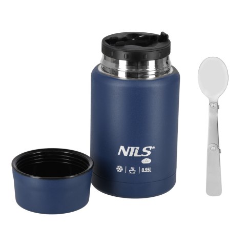 NC3807 TERMOS OBIADOWY 550ML NIEBIESKI NILS CAMP NILS CAMP
