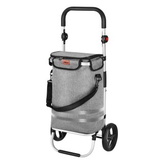 NC4305 WÓZEK NA ZAKUPY SKŁADANY PREMIUM 45L SZARY NILS NILS CAMP