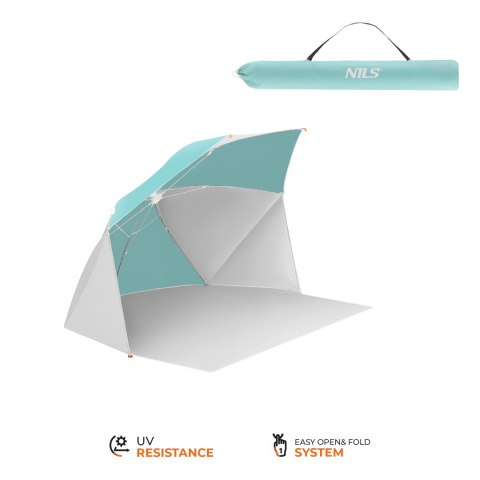 NC4803 PARASOL - PARAWAN PLAŻOWY 2 W 1 NILS NILS