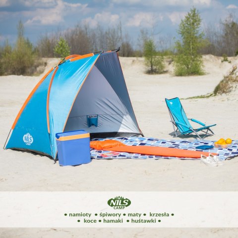 NC8030 NIEBIESKI NAMIOT PLAŻOWY 260x120x120 CM NILS NILS