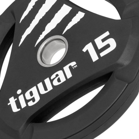 Talerz olimpijski tiguar PU 15 kg TI-WTPU01500 Tiguar