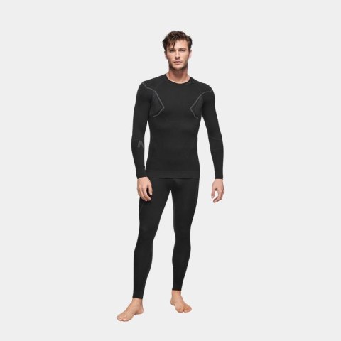 Bielizna termoaktywna Alpinus Active Base Layer Set czarno-szara M GT43257 Alpinus