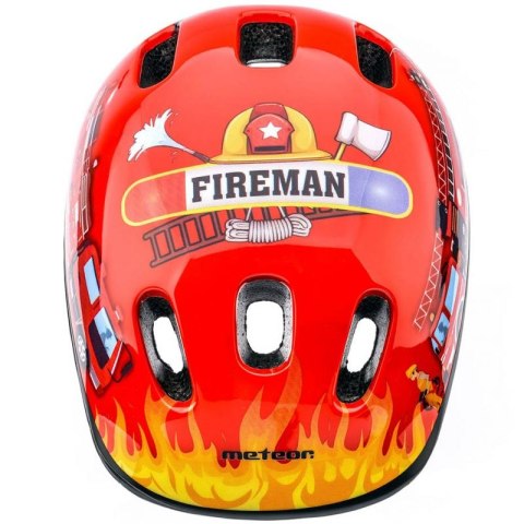 Kask rowerowy Meteor KS06 Firetracker rozm. S 48-52 cm Jr 24837 Meteor