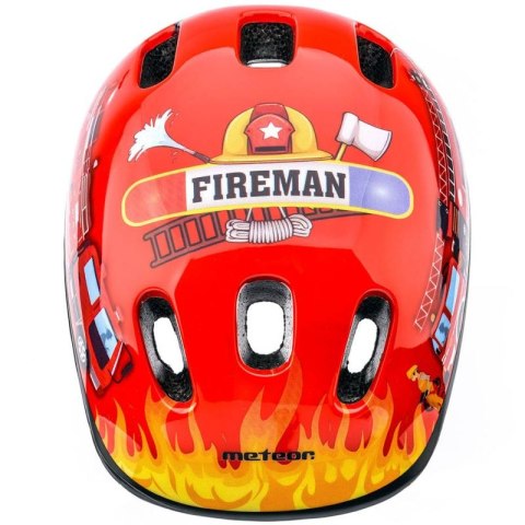 Kask rowerowy Meteor KS06 Firetracker rozm. S 48-52 cm Jr 24837 Meteor