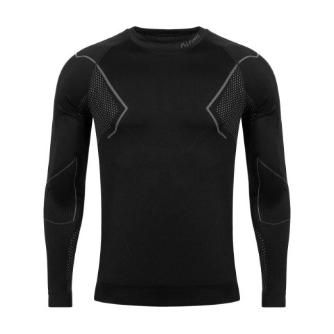 Koszulka termoaktywna Alpinus Active Base Layer czarno-szara M GT43189 Alpinus
