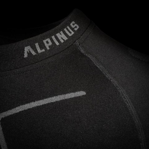 Koszulka termoaktywna Alpinus Tactical Base Layer czarno-szara M GT43219 Alpinus