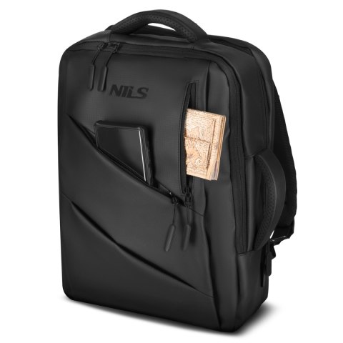 NC4502 PLECAK NA LAPTOP Z USB CZARNY NILS NILS CAMP