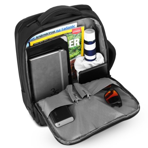 NC4502 PLECAK NA LAPTOP Z USB CZARNY NILS NILS CAMP