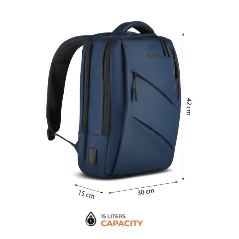 NC4502 PLECAK NA LAPTOP Z USB NIEBIESKI NILS NILS CAMP