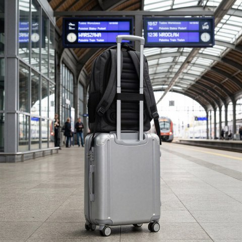 NC4503 PLECAK MIEJSKI Z USB SZARY NILS NILS CAMP