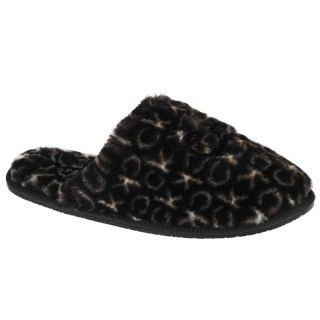 Kapcie Calvin Klein Slipper Mule Fur Mono W HW0HW00536-0GK Calvin Klein