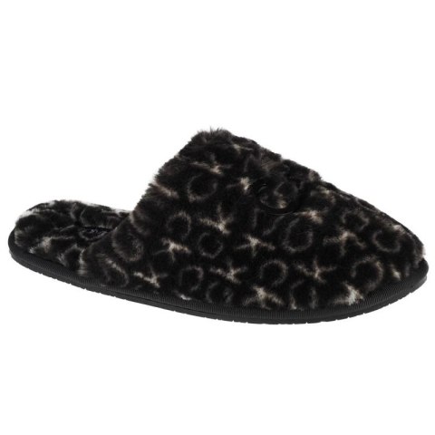 Kapcie Calvin Klein Slipper Mule Fur Mono W HW0HW00536-0GK Calvin Klein