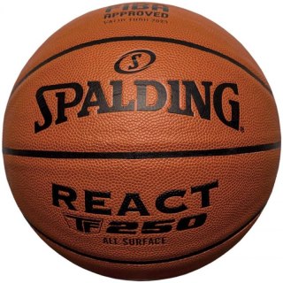 Piłka do koszykówki Spalding React TF-250 Logo Fiba 76967Z Spalding