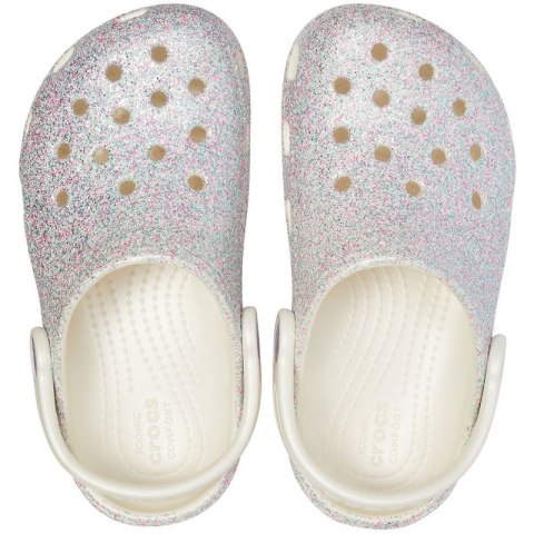 Klapki Crocs Classic Glitter Clog Jr 205441 159 Crocs