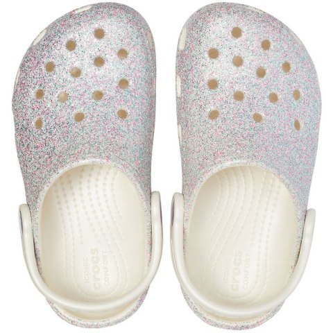 Klapki Crocs Classic Glitter Clog Jr 205441 159 Crocs
