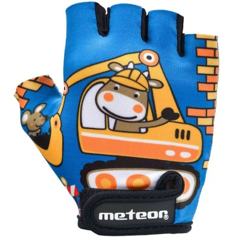 Rękawiczki rowerowe Meteor Teddy Builder Junior 26184-26185-26186 Meteor