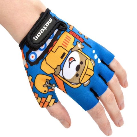 Rękawiczki rowerowe Meteor Teddy Builder Junior 26184-26185-26186 Meteor