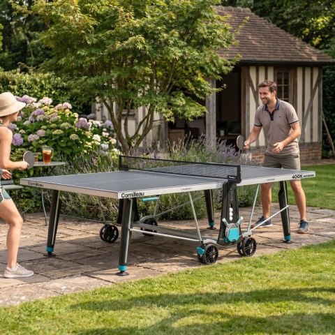 Stół tenisowy Cornilleau 400X Delta outdoor szary CORNILLEAU