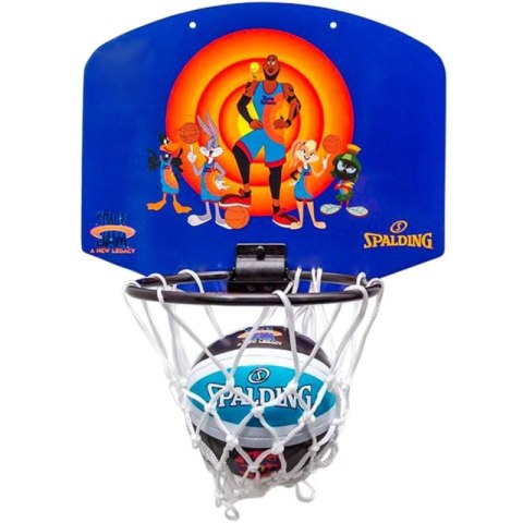 Tablica do koszykówki Mini Spalding Space Jam Tune Squad fioletowo-pomarańczowa 79005Z Spalding