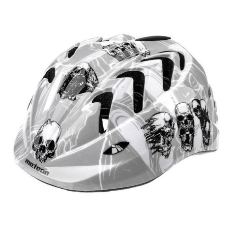 KASK ROWEROWY DLA DZIECI METEOR MV7 szary Meteor