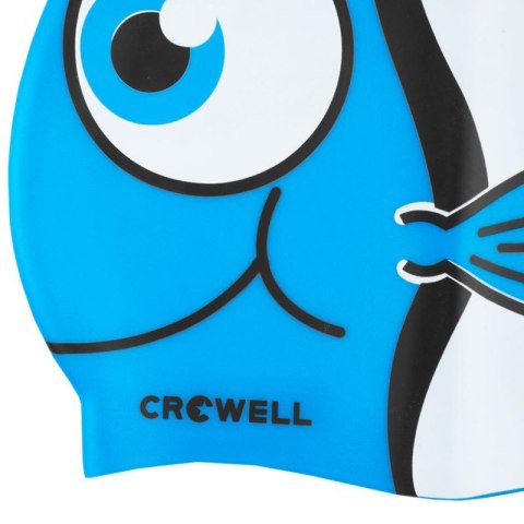 Czepek pływacki silikonowy Crowell Nemo-Jr-nieb Crowell