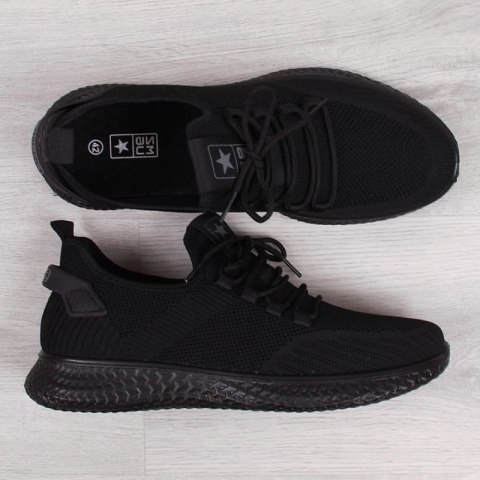 Buty sportowe tekstylne NEWS M EVE266A czarne Inny