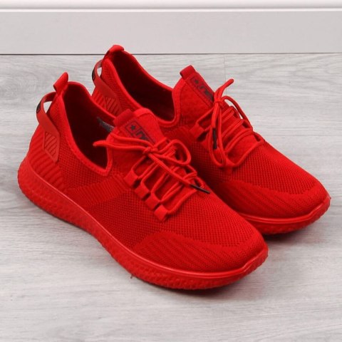 Buty sportowe tekstylne NEWS M EVE266B czerwone Inny
