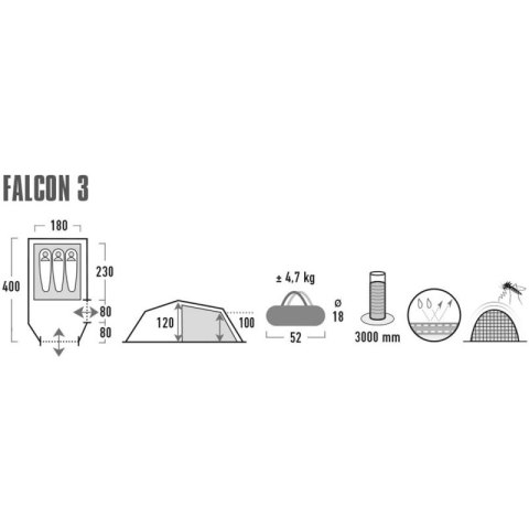 Namiot High Peak Falcon 3 10329 High Peak