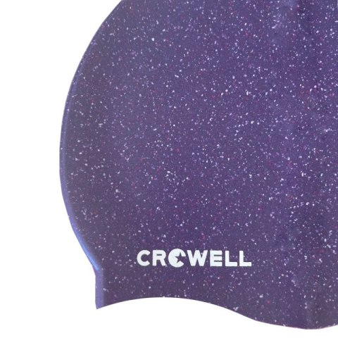 Czepek pływacki silikonowy Crowell Recycling Pearl fioletowy kol.4 Crowell